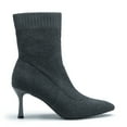 thumbnail image 2 of DREAM PAIRS Women's Ankle Booties Sexy Pointed Toe Stiletto Mid Heel Knit Sock Boots Shoes, 2 of 6