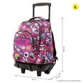 thumbnail image 3 of TOTTO Mochila Escolar Grande para Niña - Reforzada Porta Laptop 15.4 - Con Ruedas | 25 L RENGLON, 3 of 5