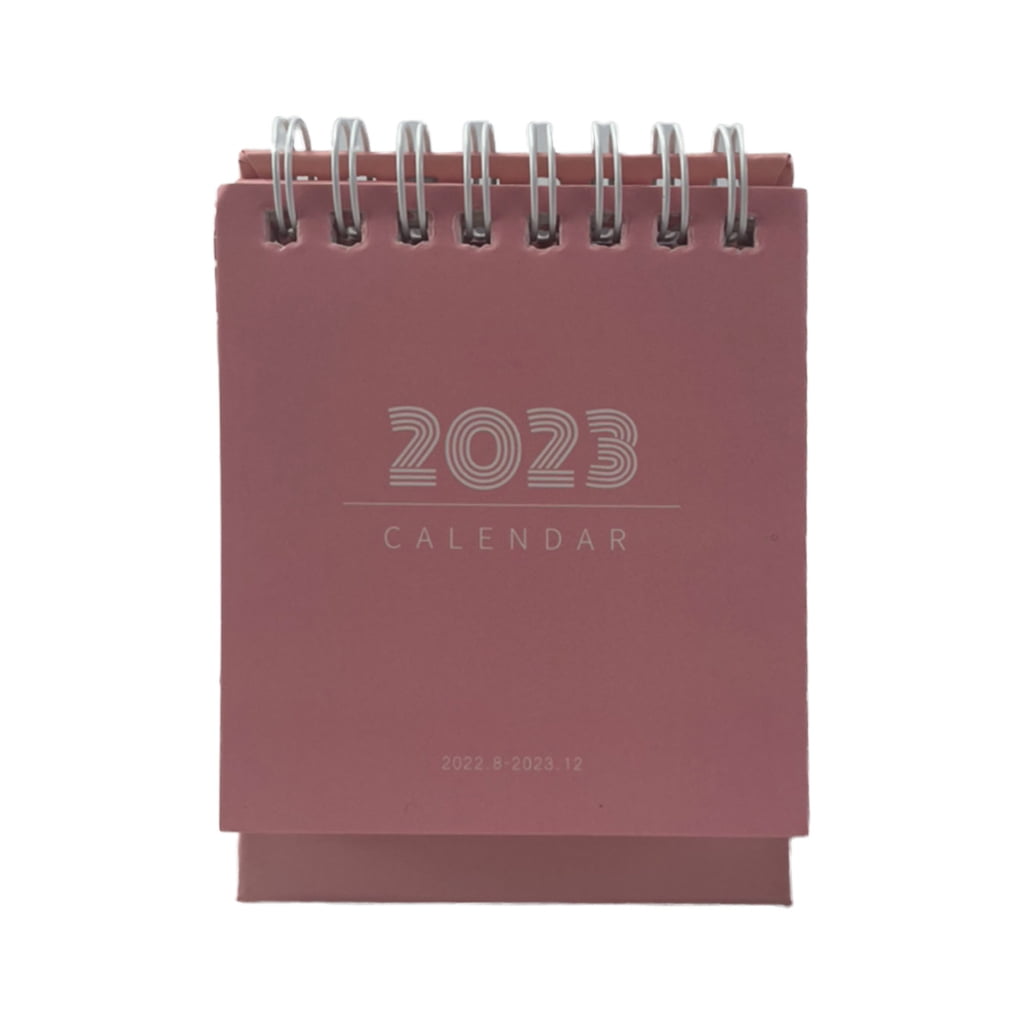 July 2022 to Dec 2023 Desk Calendar Mini Desktop Calendar Standing Flip