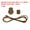 Coffee, variant on Uxcell Elastic Shoe Laces, No Tie Shoelaces for Adults White Dot Coffee
