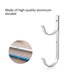 thumbnail image 3 of Moyic Gancho de poste de piscina de metal Colgador de poste de piscina de acero inoxidable Colgando Soportes de metal de natación Gancho de piscina Jardín y Patio Moyic HA016403-00, 3 of 6