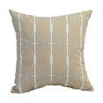 thumbnail image 2 of Blazing Needles  17-inch Square Polyester Outdoor Throw Pillows (Set of 4) Maxfield Sand, 2 of 2