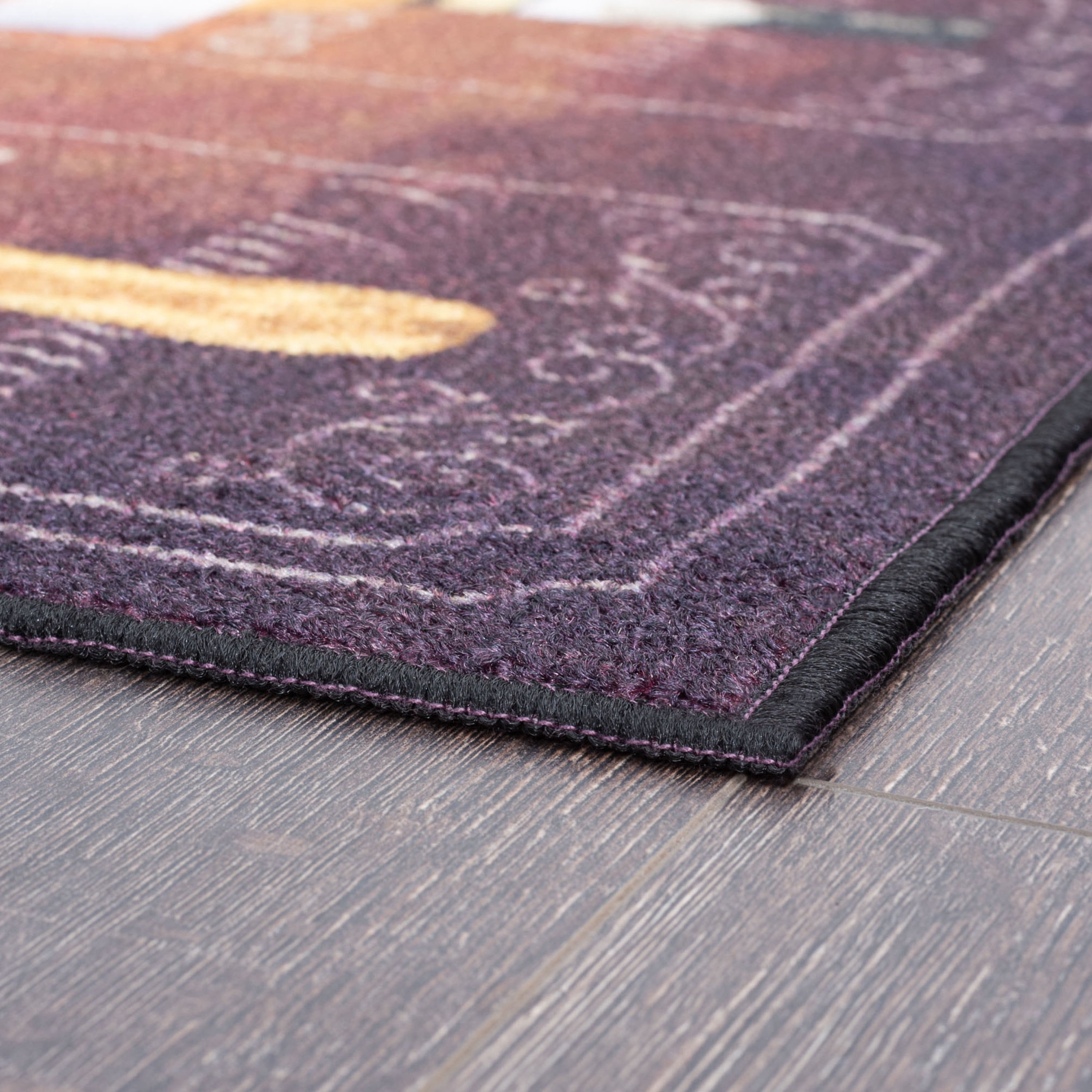 20x60 Modern Brown Runner Rugs for Hallway | Indoor Entry, Entryway, Walkway or Kitchen Rug 1'8'' x 5'