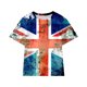 thumbnail image 1 of Gibobby blusas aesthetic Camisetas para niños pequeños, camisetas con estampado gráfico 3D del 4 de julio, camisetas de manga corta a la moda para niños y niñas, camisetas inf(Azul, 6-7 Años), 1 of 4