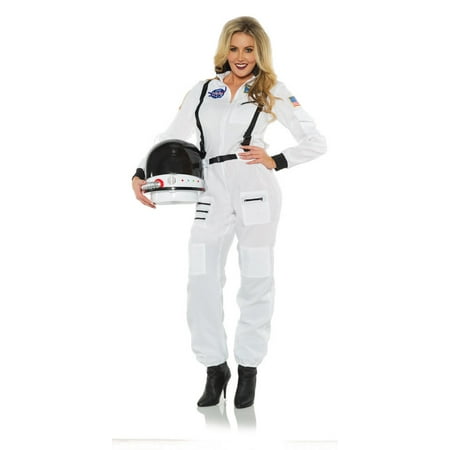 White Astronaut Womens Adult Space Explorer Halloween