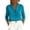 F59 Sky Blue, variant on Curuila Long Sleeve Shirts For Women Casual Fashion Button Down V Neck Solid Color Breathable T Shirt Green Size L