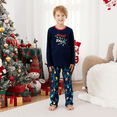 thumbnail image 6 of PatPat Kids Christmas Pajamas Family Matching Pjs Set Christmas Lights Top and Pant Gift for Girls Boys Sleepwear with Socks, 2-Piece, Size 8-9Y, 6 of 12