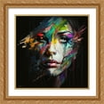 thumbnail image 2 of Maki 15x15 Gold Ornate Wood Framed With Double Matting Wall Art Titled - Shades Of Humility Ii, 2 of 6