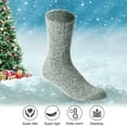 thumbnail image 3 of 5 Pack Women Fuzzy Socks Thick Soft Warm Winter Wool Fluffy Cozy Socks Casual Home Sleep Socks with a Gift Box, 3 of 6