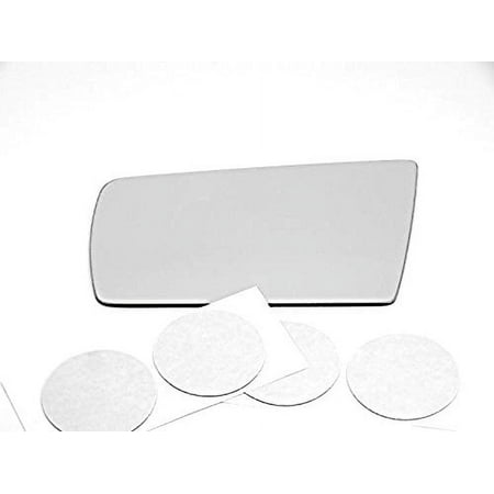 Aftermarket Mirrors 97-99 Mercedes E Class Left Driver Mirror Glass Lens w/Adhesive USA. Alternative Direct Fit Over Glass For Heated and Auto Dim Type Mirrors. See Details
