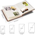 thumbnail image 4 of Self-Stick Page Photo Album, Family Album, Leather Cover, Hand Made DIY Albums，Waterproof Albums, dustproof Albums,Albums Holds 3X5, 4X6, 5X7, 6X8,8X10., 4 of 5
