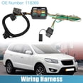 thumbnail image 2 of 1 Set 118269 Vehicle Side 4-Pin Trailer Wiring Harness for Hyundai Santa Fe for KIA Sedona Sorento, 2 of 6