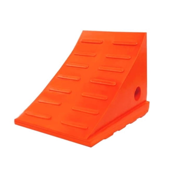 Driver Industries WCUO600 25 Ton General Purpose Wheel Chock Roped Set & Bracket Combo Set