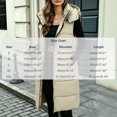 thumbnail image 2 of cocolona Long Puffer Vest for Women Trendy Hooded Sleeveless Stand Collar Button Down Long Coat Quilted Winter Warm Snow Overcoat with Pocket, 2 of 7