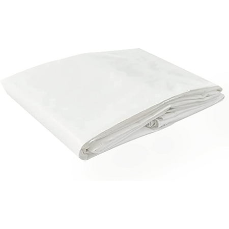 product image of Tarps Now Waterproof Poly Tarps, 12 Mil Heavy Duty Tarp - White (14’x20’)