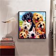 thumbnail image 3 of Graflsoa 5D DIY Diamond Painting Kit - Create Your Own Pet Dog Artwork with Resin Rhinestones, 12x12 Inch Canvas, Includes Tools for Crafting Fun, 3 of 5