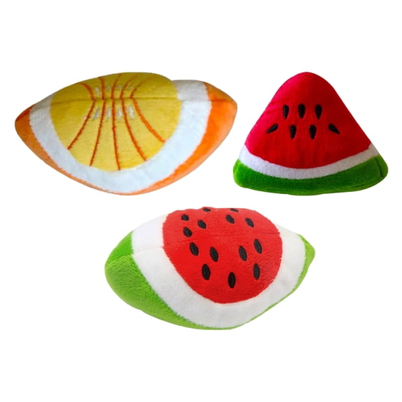 Homoyoyo 3-Pack Squeaky Dog Toys Assorted Colors Chew Toys Indoor Pet Supplies Playthings