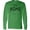 Kelly Green, variant on Inktastic It's Home- State of Nebraska Outline Distressed Text Long Sleeve T-Shirt