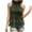Army Green, variant on Women's Halter Neck Guipure Lace Tie Back Elegant Blouse Summer Sleeveless Top Double Layer Beach Shirts