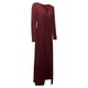 thumbnail image 5 of Vestido de cóctel Prolriy, vestidos de fiesta para mujer, lentejuelas, manga larga, cuello en V, largo, ajustado, para discoteca, vestido con abertura, vestidos de invitada de boda para mujer 2024,, 5 of 6