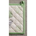 thumbnail image 4 of Jardin Du Roy 100% Cotton Pot Holder with Loop Heat Resistant for BBQ | Cooking | Baking | Grilling | Microwave | Barbecue | Spring/Summer (8 Inch by 8 Inch)., 4 of 8