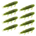 thumbnail image 4 of 8 señuelos de pesca blandos, gusanos, cebos artificiales portátiles realistas para río Verde, 4 of 9