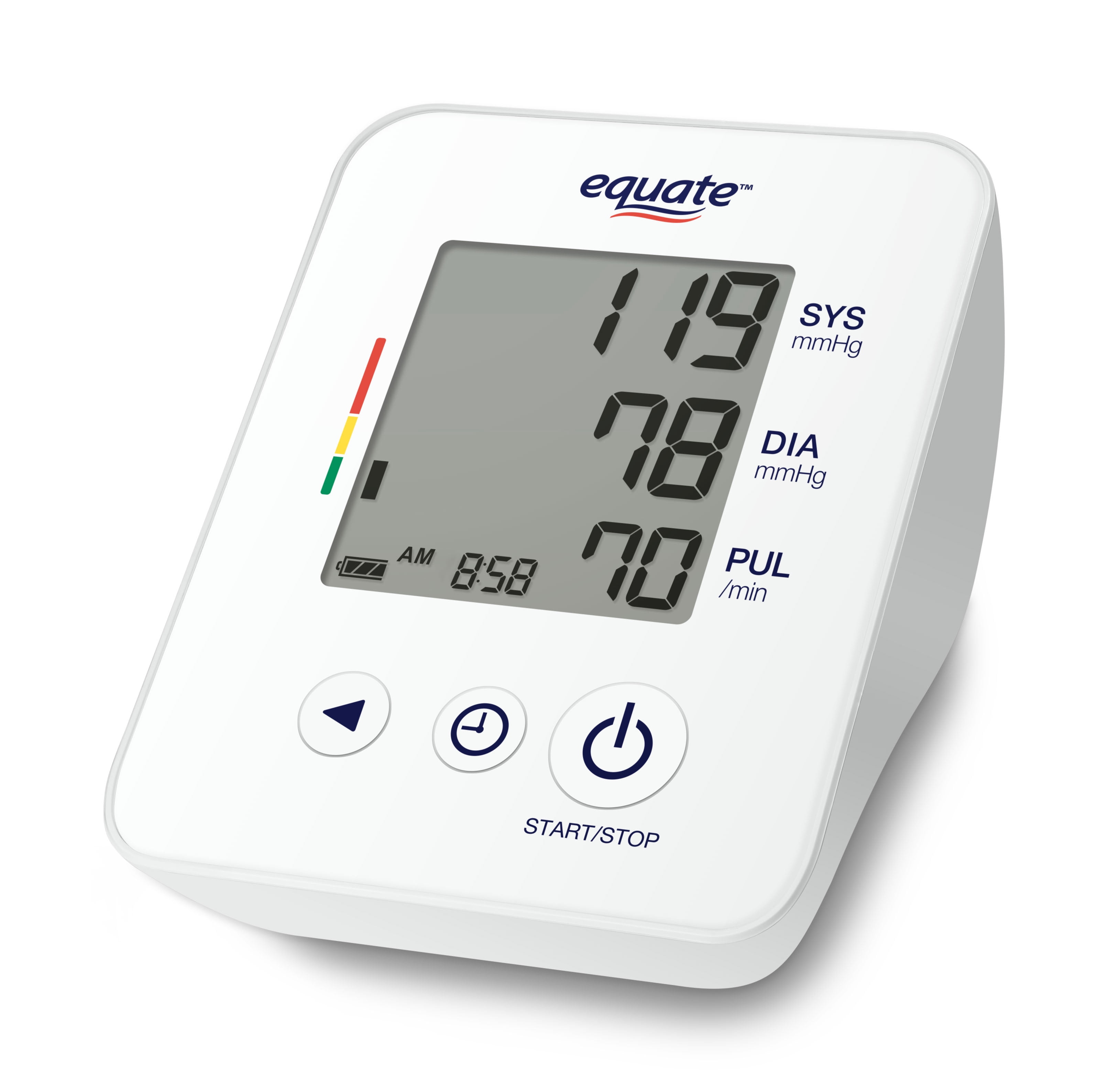 Equate 1 Pro Automatic Digital Blood Pressure Monitor for Home Use, Upper Arm Cuff - UA-4010WM