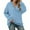 Blue, variant on EDFBUYKRS Female Long Sleeve Sweatshirt Fisoew Womens Striped Oversized Sweatshirt Casual Crewneck Long Sleeve Shirts Fall Loose Pullover Tops Size S