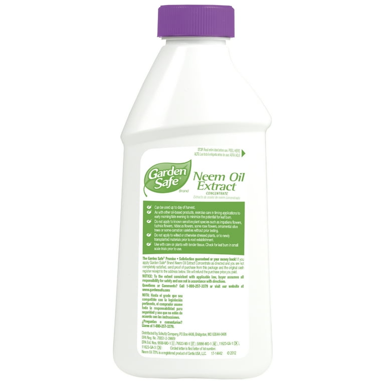 Garden Safe Neem Oil Extract Concentrate, 3In1, 16 Ounces