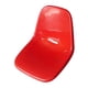 thumbnail image 4 of Silla con respaldo de plástico Kusrkot naranja, asiento de cubo de plástico fácil de instalar, 4 of 8