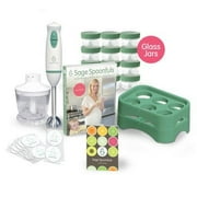 Baby Food Making And Storage Kit - The Let's Get Started Package With Glass Jars By Sage Spoonfuls