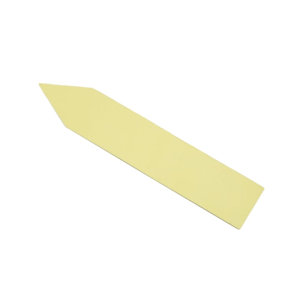 Marcador de etiqueta de maceta de plástico NikouMX 100 piezas Blanco Rosa Verde Amarillo