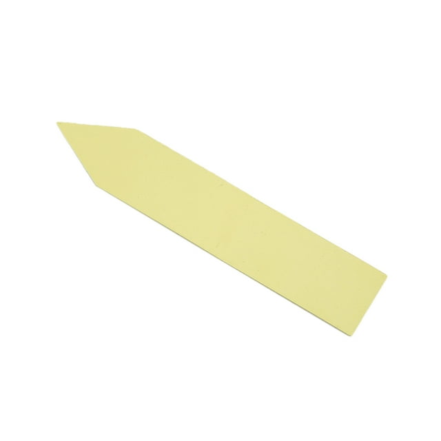 100 Pcs Plastic Plant Seed Labels Pot Marker Nursery Garden Stake Tags Yellow