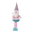 thumbnail image 4 of Figura navideña de muñeca navideña, adorno navideño, muñeca de pie para las vacaciones en casa Muñeco de Papá Noel, 4 of 9