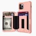 thumbnail image 4 of Dteck Wallet Case For iPhone 11 Pro Max, Zipper Wallet Case with Credit Card Holder Slot Purse Leather Protective Case Cover For Apple iPhone 11 Pro Max 6.5 inch 2019, Rosegold, 4 of 9