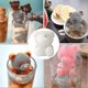 thumbnail image 3 of 4 Pieces Ice Cube Form Made Of Silicone, 3d Teddy Bear Form Ice Cube, 3 of 3