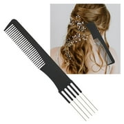Lift Teasing Comb Hair Styling Tools Anti with Metal Prong for Barber