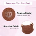 thumbnail image 6 of INNERSY Maternity Leggings Over the Belly High Waisted Pregnancy Yoga Pants for All Stages(XL,Dark Coffee), 6 of 9