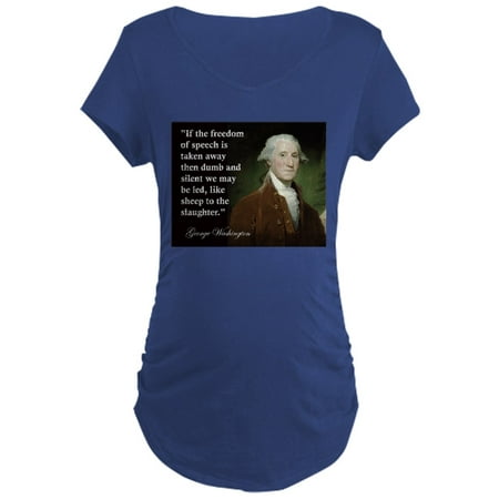 

CafePress - George Washington Freedom Of Maternity Dark T Shir - Maternity Dark T-Shirt