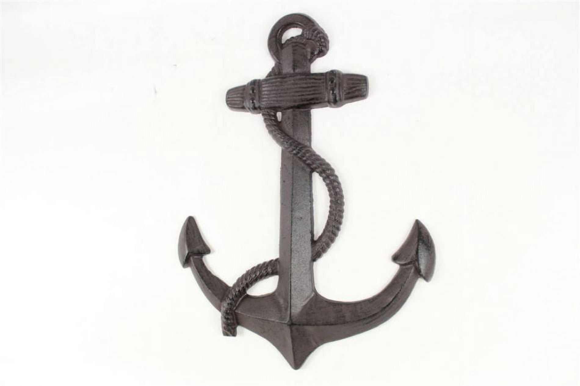 Handcrafted Model Ships K-0137-Cast-Iron Cast Iron Anchor 17&Quot;