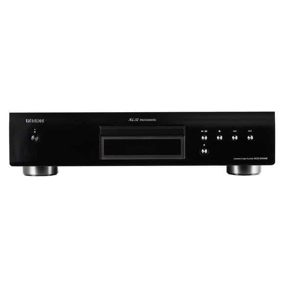 Denon DCD-600NE Compact CD Player in a Vibration-Resistant Design | 2 Channels | Pure Direct Mode | Pair with PMA-600NE for Enhanced Sound Quality | Black