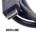 thumbnail image 2 of Tholdsy Cable de datos USB de 14 pines Puerto ancho Cámara a prueba de polvo Línea de datos Cable de carga profesional Cables de de Accesorios de cámara y óptica, 2 of 6