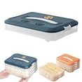 thumbnail image 1 of Storage Containers Plastic Cookie Containers Stackable Cookie Dumpling Storage Box Containers with Lids Airtight Food Storage Boxes Kitchen Organization Food Storage Containers Lunch Storage, 1 of 9