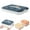 Blue, variant on YAZHPA Dumpling Storage Box, 1 Layer Cookie Storage Containers Airtight, Dumpling Keeper Food Storage Containers with Lid for Fridge Stackable,White,12.04x9.05x2.16in