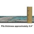 thumbnail image 3 of HR HANDCRAFT RUGS HR Modern Contemporary Abstract Area Rug Turquoise - 7'8" X 10', 3 of 5