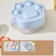 thumbnail image 1 of Paw Shaped Ice Mold Tray Food Grade Silicone Easy Release for Coffee Milk Tea Juice Food Freezer Container 5 Compartments, 1 of 9