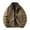 Khaki, variant on ZCFZJW Men's Cotton Cargo Jackets Winter Sherpa Lined Fleece Jackets Trucker Jacket Casual Long Sleeve Full Zip up Cardigan Outwear Coat with Pockets M