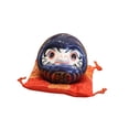 thumbnail image 1 of Alcancía Daruma de cerámica, artesanía, estatua, figura japonesa, decoración de escritorio, ahorro azul, 1 of 9