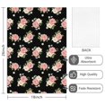thumbnail image 2 of 2 Pcs Pioneer Flower Floral Print Pattern Kitchen Towels, Funny Microfiber Dish Towel Set, 18" X 26" Tea Towels, 2 of 6