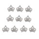 thumbnail image 5 of 10 Piezas de Metal BLESIY Adornos de Corona de Cristal, 5 of 7